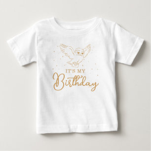 Harry Potter Hedwig Gold Magischer Geburtstag Baby T-shirt
