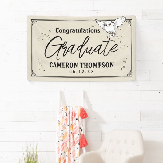 Harry Potter | Hedwig Graduation Banner (Insitu)
