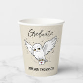 Harry Potter | Hedwig Graduation Pappbecher (Vorderseite)