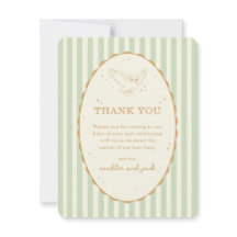 Harry Potter Hedwig Green Stripe Baby Shower