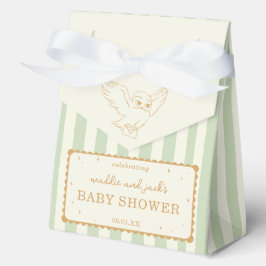 Harry Potter Hedwig Green Stripe Baby Shower Geschenkschachtel