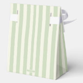 Harry Potter Hedwig Green Stripe Baby Shower Geschenkschachtel (Rückseite)