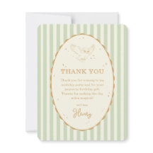 Harry Potter Hedwig Green Stripe Birthday