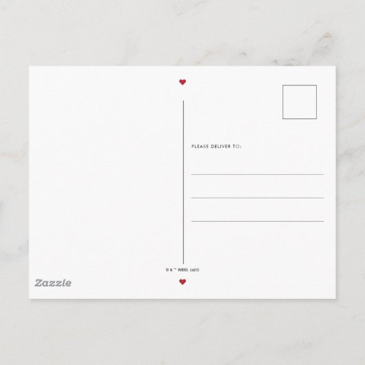 Harry Potter | Hedwig Happy Valentine's Day Postkarte (Rückseite)