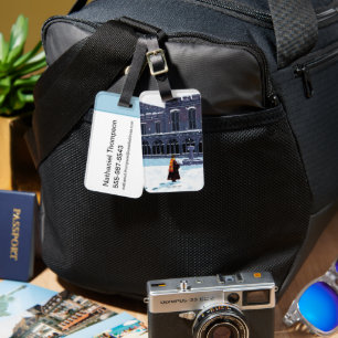 HARRY POTTER™ & Hedwig im HOF von HOGWARTS™ Gepäckanhänger