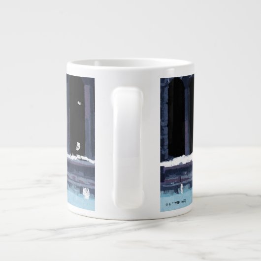 HARRY POTTER™ & Hedwig im Schnee Jumbo-Tasse (Rückseite)