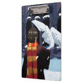 HARRY POTTER™ & Hedwig im Schnee Klemmbrett (Links)
