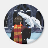 HARRY POTTER™ & Hedwig im Schnee Magnet (Vorne)