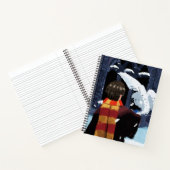 HARRY POTTER™ & Hedwig im Schnee Notizblock (Innenseite)