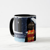 HARRY POTTER™ & Hedwig im Schnee Tasse (Vorderseite Links)