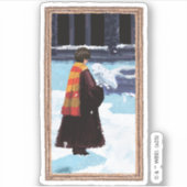 HARRY POTTER™ & Hedwig in HOGWARTS™ Hof Aufkleber (Vorderseite)