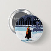 HARRY POTTER™ & Hedwig in HOGWARTS™ Hof Button (Vorne & Hinten)