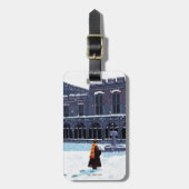 HARRY POTTER™ & Hedwig in HOGWARTS™ Hof Gepäckanhänger (Vorderseite vertikal)