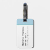 HARRY POTTER™ & Hedwig in HOGWARTS™ Hof Gepäckanhänger (Rückseite vertikal)