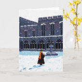 HARRY POTTER™ & Hedwig in HOGWARTS™ Hof Karte (Gelbe Blume)