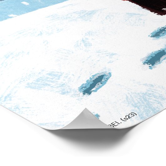 HARRY POTTER™ & Hedwig in HOGWARTS™ Hof Poster (Ecke)