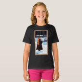 HARRY POTTER™ & Hedwig in HOGWARTS™ Hof T-Shirt (Vorne ganz)