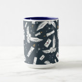 HARRY POTTER™ Hedwig Lieferantenmuster Tasse (Zentrum)