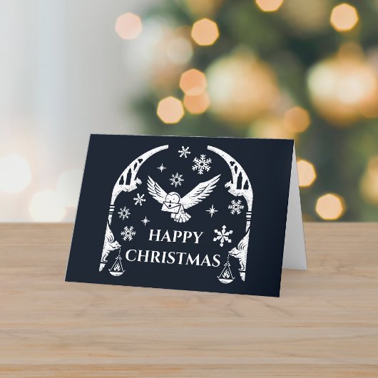 HARRY POTTER™ Hedwig liefert Urlaubsbrief Feiertagskarte