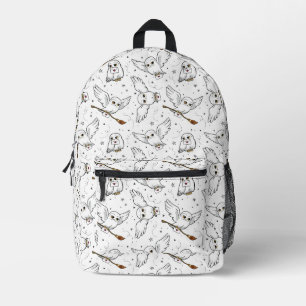 Harry Potter   Hedwig-Muster - Babyparty Bedruckter Rucksack