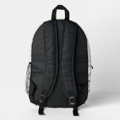 Harry Potter | Hedwig-Muster - Babyparty Bedruckter Rucksack (Rückseite)