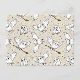 Harry Potter | Hedwig-Muster Postkarte