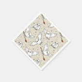 Harry Potter | Hedwig Pattern - Baby Shower Serviette (Ecke)