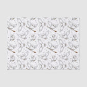 Harry Potter | Hedwig Pattern - Babydusche Seidenpapier (Vorderseite)