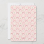 Harry Potter Hedwig Pink Magical Birthday Einladung (Rückseite)