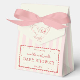 Harry Potter Hedwig Pink Stripe Baby Shower Geschenkschachtel