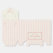 Harry Potter Hedwig Pink Stripe Baby Shower Geschenkschachtel (Ungefaltet)