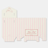 Harry Potter Hedwig Pink Stripe Baby Shower Geschenkschachtel (Ungefaltet)