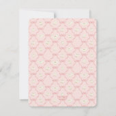 Harry Potter Hedwig Pink Stripe Birthday Dankeskarte (Rückseite)