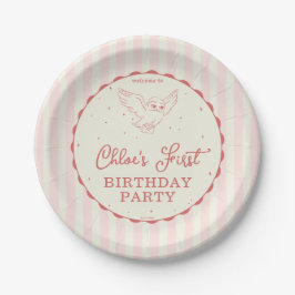 Harry Potter Hedwig Rosa Magischer Geburtstag Pappteller