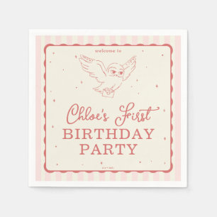 Harry Potter Hedwig Rosa Magischer Geburtstag Serviette