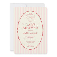 Harry Potter Hedwig Rosa Streifen Baby Shower