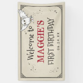 Harry Potter | Hedwig Special Delivery Birthday Banner (Vertikal)