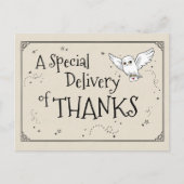 Harry Potter | Hedwig - Thank You Postkarte (Vorderseite)