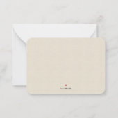 Harry Potter | Hedwig | Zum Valentinstag Mitteilungskarte (Rückseite)