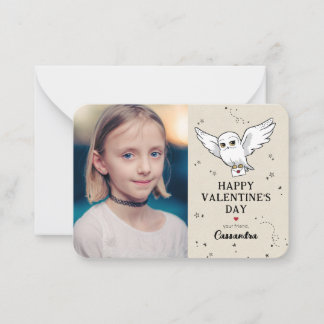 Harry Potter | Hedwig | Zum Valentinstag Mitteilungskarte
