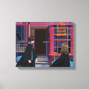 HARRY POTTER™ & Hermione bei Eeylops Owl Emporium Leinwanddruck