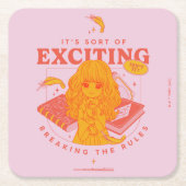 HARRY POTTER™ | Hermione Granger Es ist aufregend Rechteckiger Pappuntersetzer (Vorderseite)