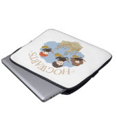 HARRY POTTER™, Hermione & Ron Fly Over HOGWARTS™ Laptopschutzhülle (Vorne Knopf)