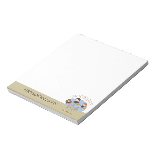 HARRY POTTER™, Hermione & Ron Fly Over HOGWARTS™ Notizblock (Rotiert)