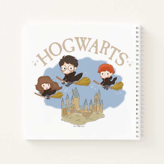 HARRY POTTER™, Hermione & Ron Fly Over HOGWARTS™ Notizblock (Rückseite)