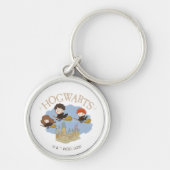 HARRY POTTER™, Hermione & Ron Fly Over HOGWARTS™ Schlüsselanhänger (Vorne)