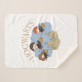 HARRY POTTER™, Hermione & Ron Fly Over HOGWARTS™ Sherpadecke (Vorderseite (Horizontal))