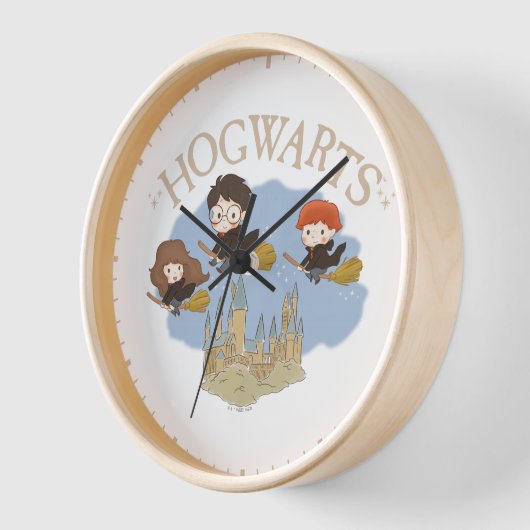 HARRY POTTER™, Hermione & Ron Fly Over HOGWARTS™ Uhr (Winkel)