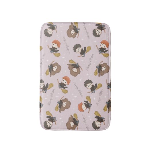 HARRY POTTER™, Hermione & Ron Flying Pattern Badematte (Vorderseite Vertikal)