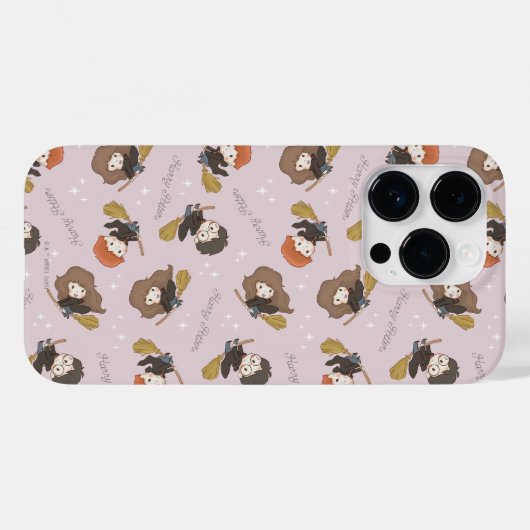 HARRY POTTER™, Hermione & Ron Flying Pattern Case-Mate iPhone Hülle (Rückseite (Horizontal))